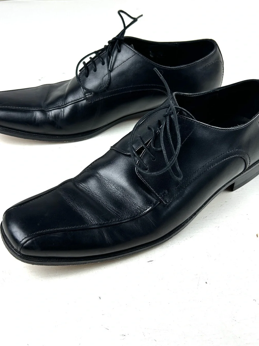 Hugo Boss Shoes Mens Size 10.5 Black Leather Dress 50170910